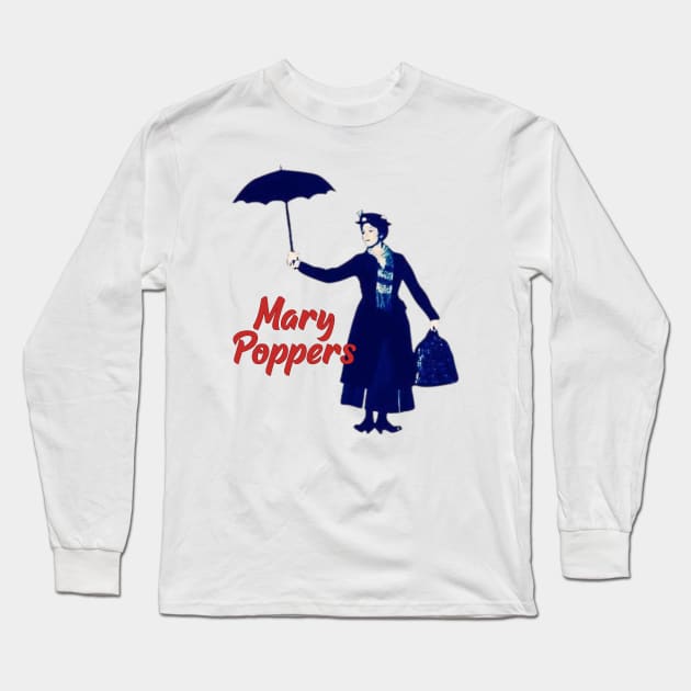 Mary Poppers Retro Long Sleeve T-Shirt by Missgrace